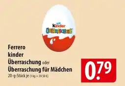 Famila Nord Ost Ferrero kinder Überraschung oder Überraschung für Mädchen Angebot