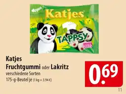 Famila Nord Ost Katjes Fruchtgummi oder Lakritz Angebot