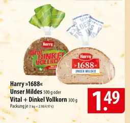 Famila Nord Ost Harry 1688- Unser Mildes Vital + Dinkel Vollkorn Angebot