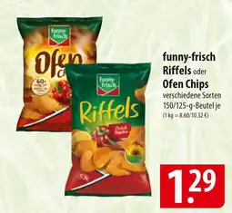 Famila Nord Ost funny-frisch Riffels oder Ofen Chips Angebot