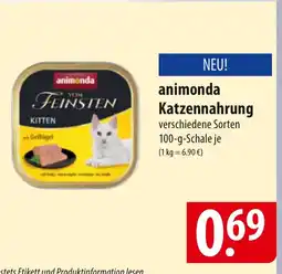 Famila Nord Ost animonda Katzennahrung Angebot