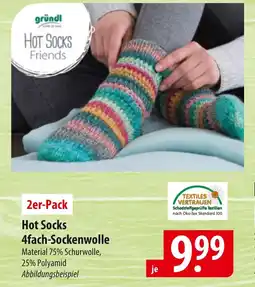 Famila Nord Ost Hot Socks 4fach-Sockenwolle Angebot