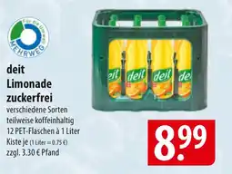 Famila Nord Ost deit Limonade zuckerfrei Angebot