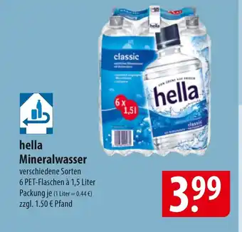 Famila Nord Ost hella Mineralwasser Angebot