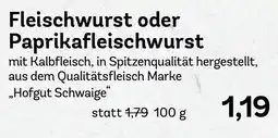 AEZ Fleischwurst oder Paprikafleischwurst Angebot