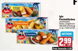 AEZ iglo Fischstäbchen Angebot