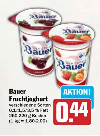 AEZ Bauer Fruchtjoghurt Angebot