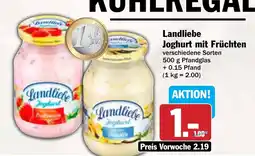 AEZ Landliebe Joghurt mit Früchten Angebot