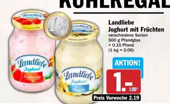 AEZ Landliebe Joghurt mit Früchten Angebot