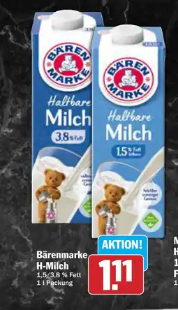 AEZ Bärenmarke H-Milch Angebot