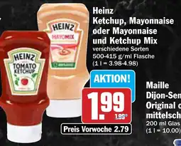 AEZ Heinz Ketchup, Mayonnaise oder Mayonnaise und Ketchup Mix Angebot