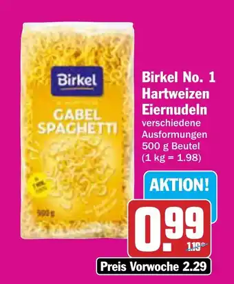 AEZ Birkel No. 1 Hartweizen Eiernudeln Angebot