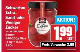 AEZ Schwartau Extra, Samt oder Weniger Zucker Angebot