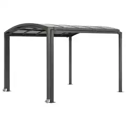 toom Baumarkt Pavillon 'Zora' grau 290 x 230 x 290 - 560 cm, ausziehbar Angebot