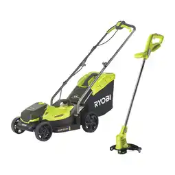 toom Baumarkt Ryobi Akku-Rasenmäher und -trimmer 'RLM1833BLT1825M' 18 V mit Akku, bis 250 m² Angebot