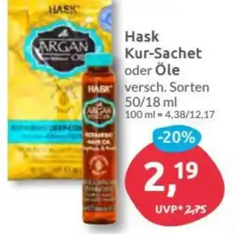 Budni Hask Kur Sachet oder öle 50/18ml Angebot