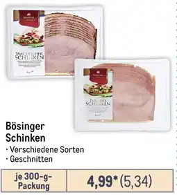 METRO Bösinger Schinken Angebot