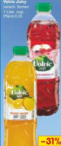 Netto Marken-Discount Volvic Juicy Erfrischungsgetränk Angebot