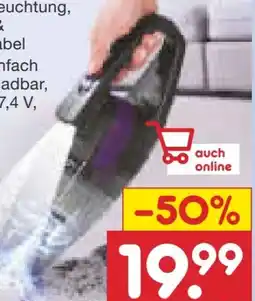 Netto Marken-Discount Clean Maxx Akku-Handstaubsauger Angebot