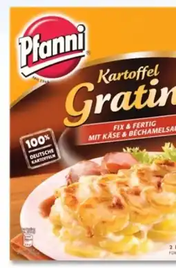 PENNY Pfanni Kartoffel Gratin fix & fertig mit Käse Bechemelsauce Angebot