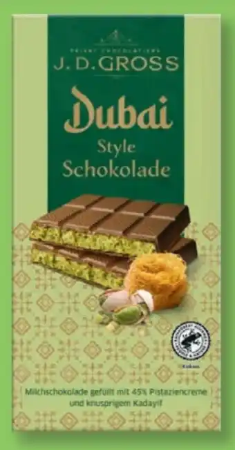 Lidl J.D. Gross Dubai Style Schokolade Angebot