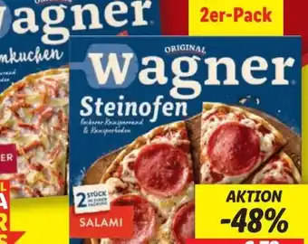 Lidl Original Wagner Steinofen-Pizza Salami Angebot