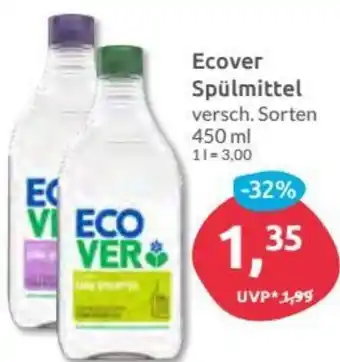 Budni Ecover Spülmittel 450ml Angebot