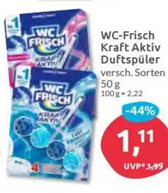 Budni WC Frisch Kraft Aktiv Duftspüler 50g Angebot