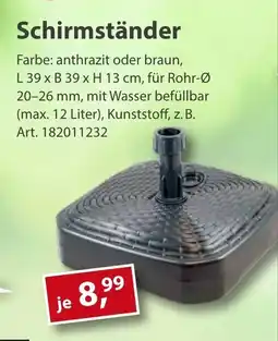 Sonderpreis Baumarkt Schirmständer Angebot