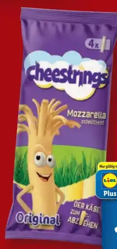 Lidl Cheestrings Mozzarella Original Angebot