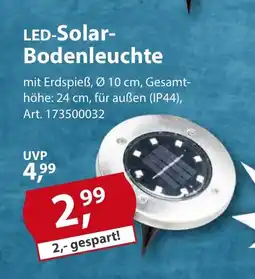 Sonderpreis Baumarkt LED-Solar- Bodenleuchte Angebot