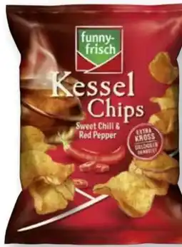 Scheck-in-Center Funny Frisch Kessel Chips Sweet Chili & Red Pepper Angebot