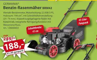 Sonderpreis Baumarkt GERMANIA® Benzin-Rasenmäher BRM42 Angebot