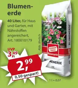 Sonderpreis Baumarkt Blumen- erde Angebot