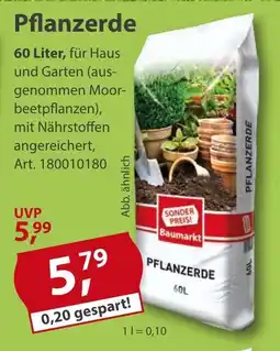 Sonderpreis Baumarkt Pflanzerde Angebot