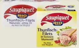 Edeka Saupiquet Thunfisch-Filets in Sonnenblumenöl Angebot