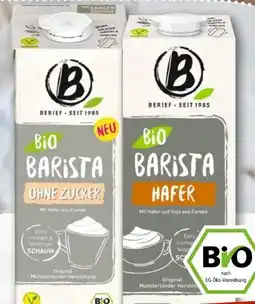 nahkauf Berief Bio Haferdrink Barista Vegan Angebot