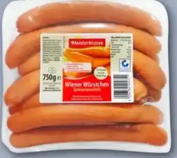 REWE Center Meisterklasse Wiener Würstchen Angebot