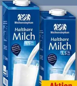 REWE Center Weihenstephan Haltbare Milch Angebot