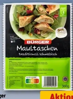 REWE Center Bürger Schwäbische traditionell Maultaschen Angebot