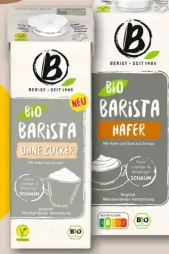 REWE Berief Bio Haferdrink Barista Vegan Angebot