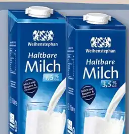 REWE Weihenstephan Haltbare Milch Angebot