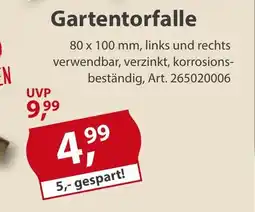 Sonderpreis Baumarkt Gartentorfalle Angebot