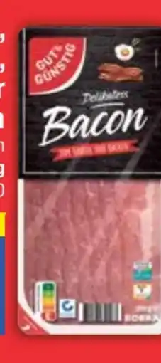 E-Center Gut & Günstig Delikatess-Bacon Angebot