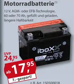 Sonderpreis Baumarkt Motorradbatterie (7) Angebot