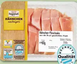 REWE Center Rewe Regional Hähnchen-Ministeaks Angebot