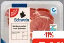 Edeka Frischemarkt Gut & Günstig Schweinenacken Angebot