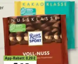 Edeka Frischemarkt Ritter Sport Voll-Nuss Angebot