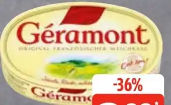 Edeka Frischemarkt Géramont Original Französischer Weichkäse Angebot