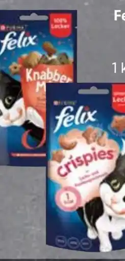 Edeka Purina Felix Knabber Mix Katzensnacks Angebot